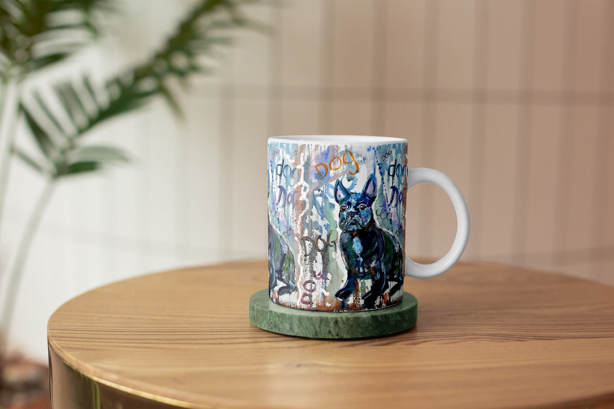 Graffiti Dog Mug