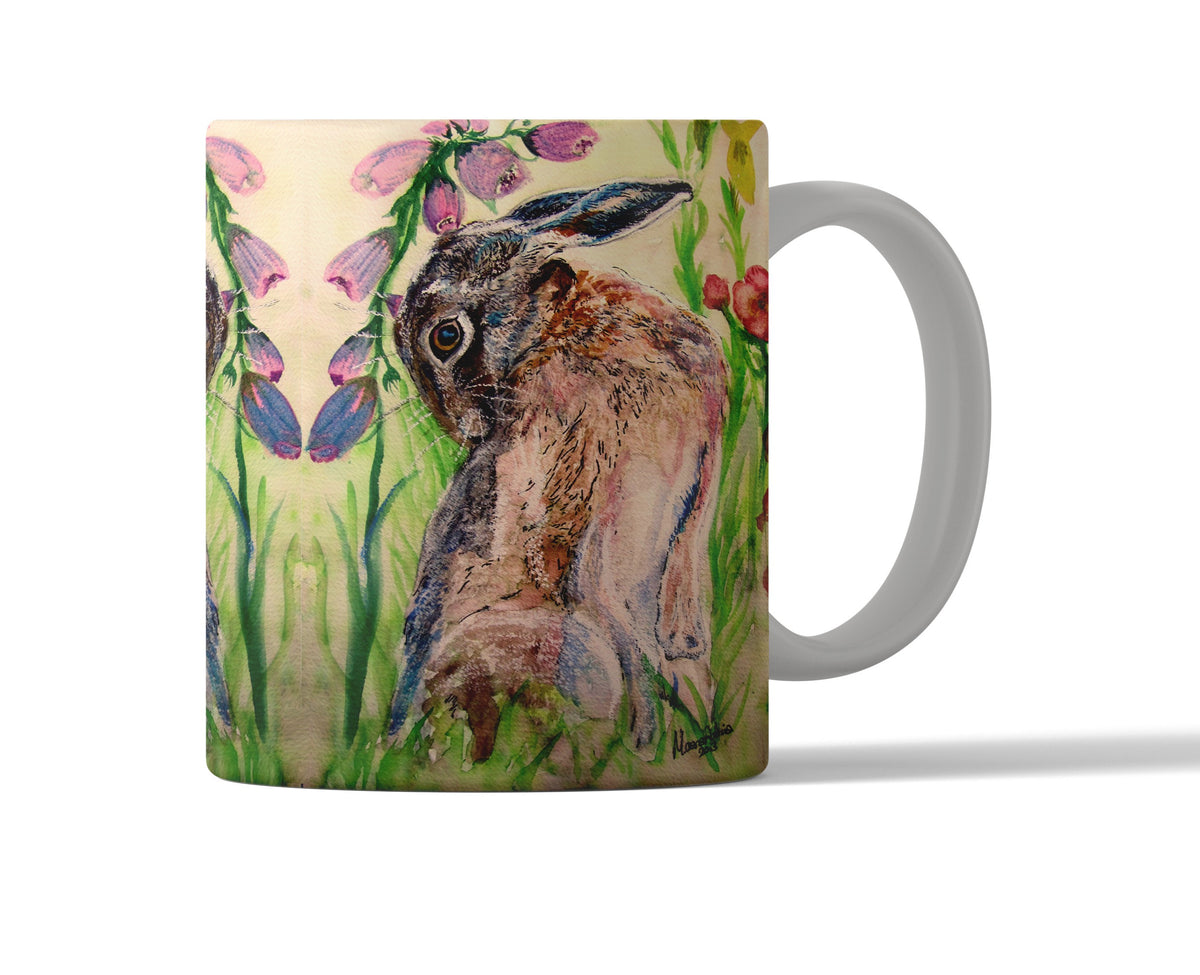 Set of 4 Hare Mugs