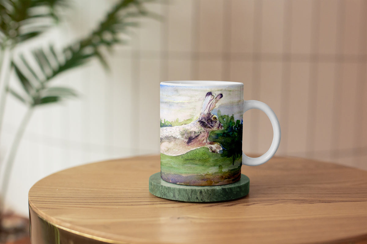 Leaping Hare Mug
