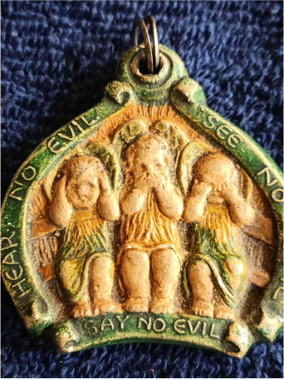 Rare Mary Seton Watts Compton Pottery Arts & Crafts ‘Three Angels’ Pendant