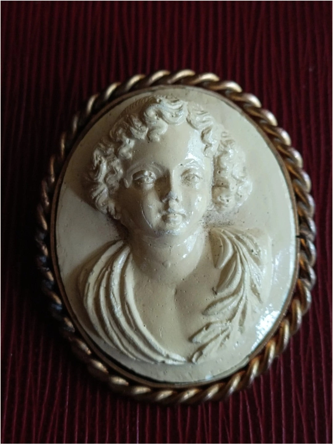 Huge Rare Cameo Brooch Grand Tour Antique