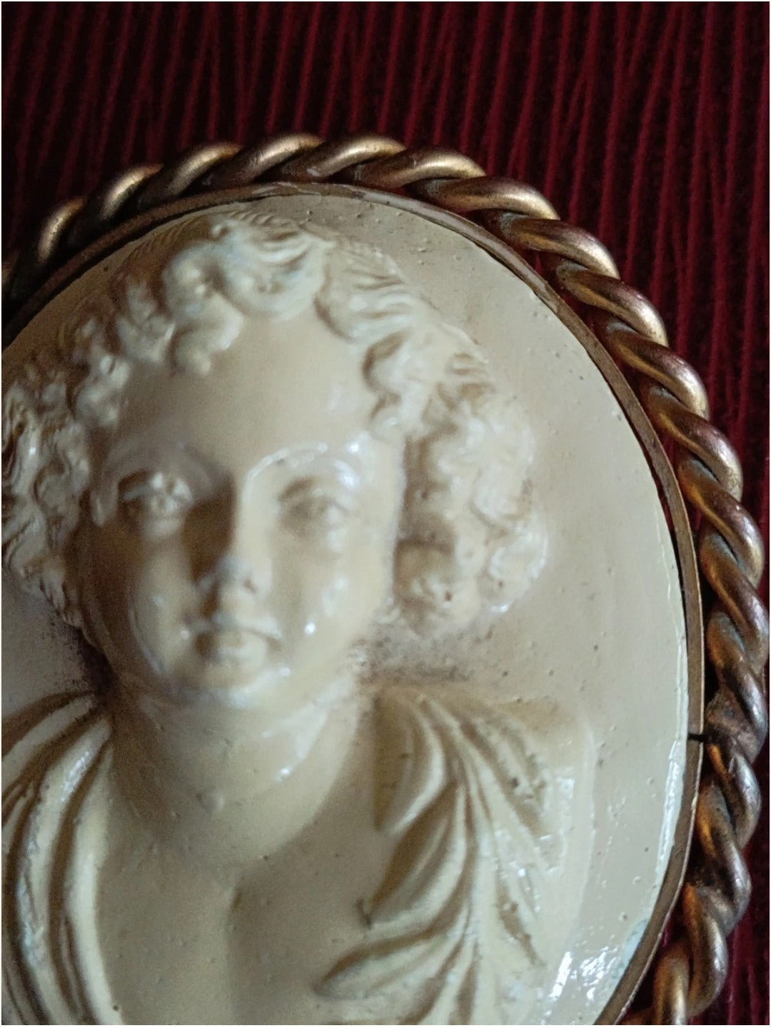 Huge Rare Cameo Brooch Grand Tour Antique