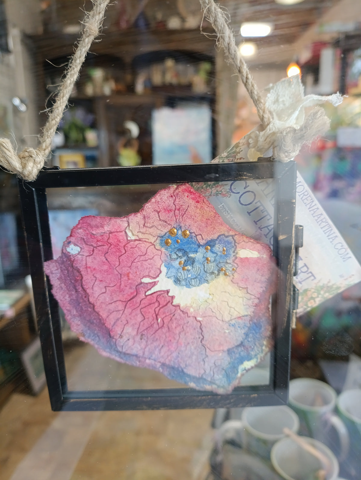 Hanging Frame Painting Beauty Blooms