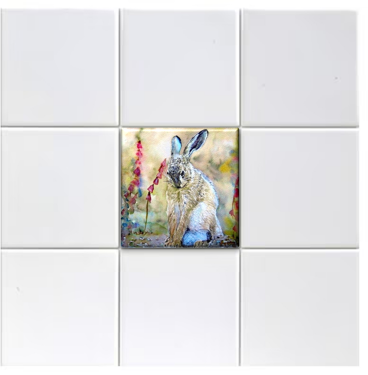 Shy Hare Tile