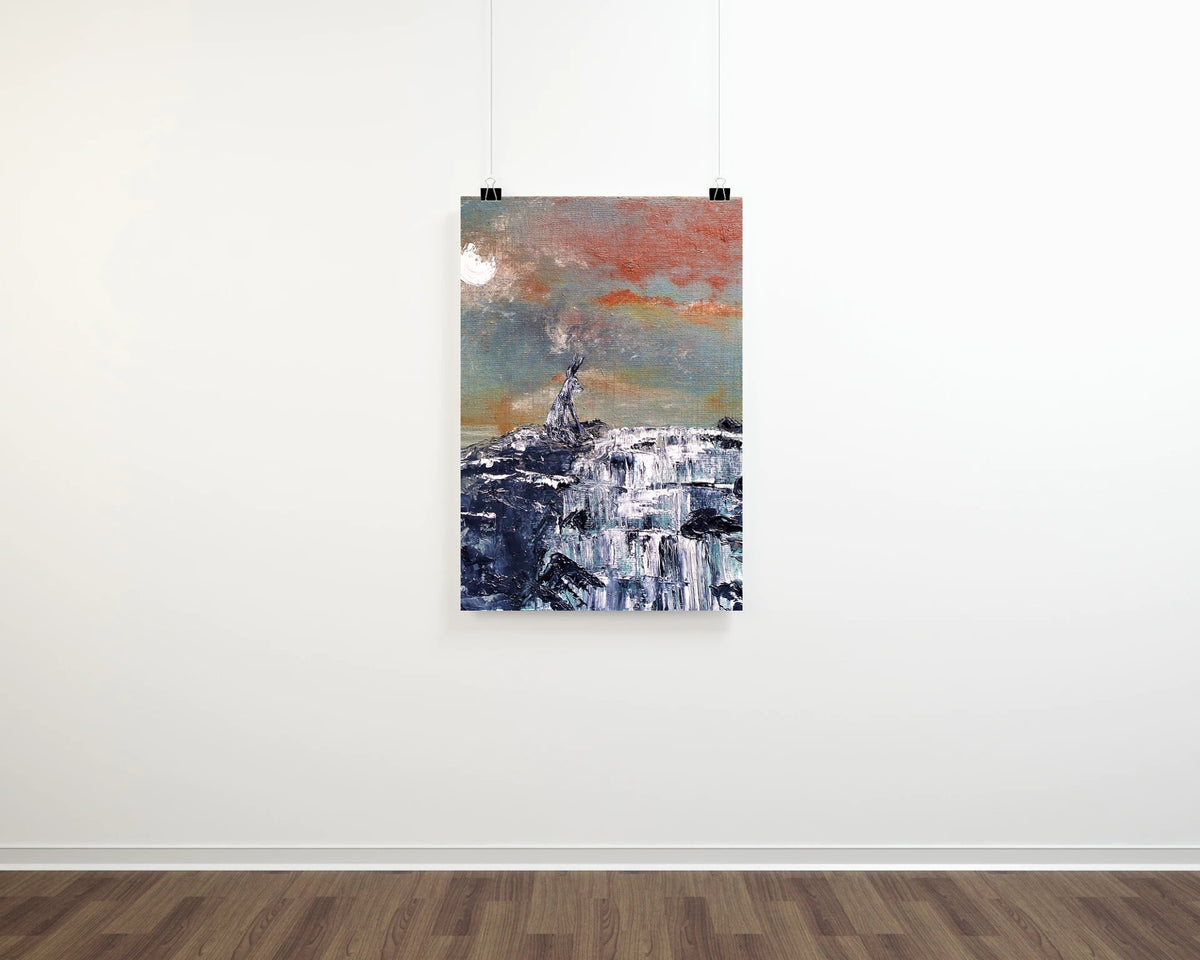 "No Way Through Hare" Print - Canvas / Print / Poster various sizes, from original painting